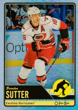 #179 Brandon Sutter - Carolina Hurricanes - 2012-13 O-Pee-Chee - Rainbow Hockey