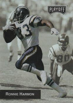 #179 Ronnie Harmon - San Diego Chargers - 1993 Playoff Football