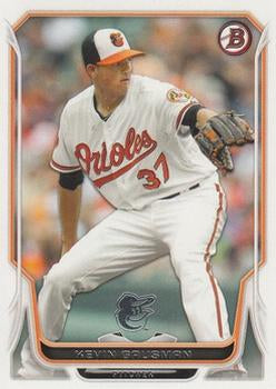 #179 Kevin Gausman - Baltimore Orioles - 2014 Bowman Baseball