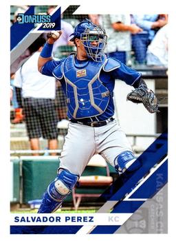 #179 Salvador Perez - Kansas City Royals - 2019 Donruss Baseball