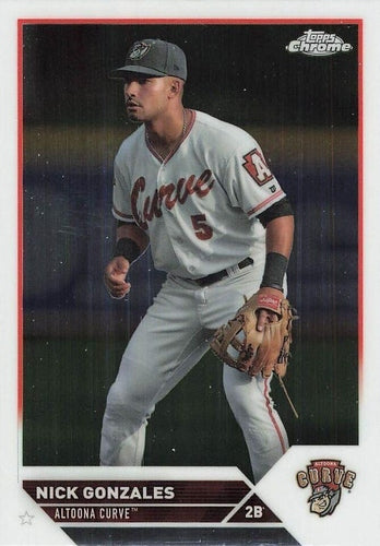 #PDC-179 Nick Gonzales - Altoona Curve - 2023 Topps Pro Debut - Chrome Baseball