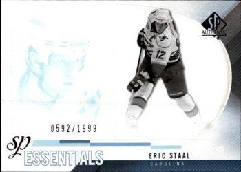 #179 Eric Staal - Carolina Hurricanes - 2010-11 SP Authentic Hockey