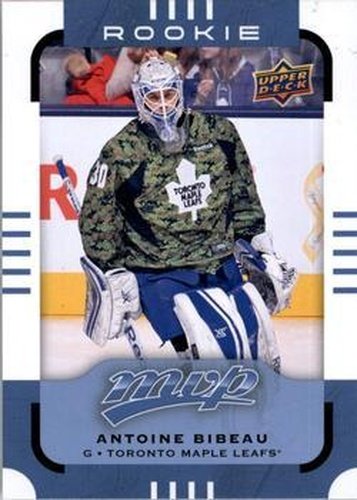 #179 Antoine Bibeau - Toronto Maple Leafs - 2015-16 Upper Deck MVP Hockey