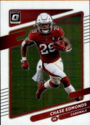 #179 Chase Edmonds - Arizona Cardinals - 2021 Donruss Optic Football