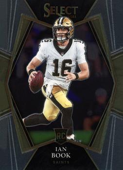 #179 Ian Book - New Orleans Saints - 2021 Panini Select - Black and Gold Prizm Die Cut Football