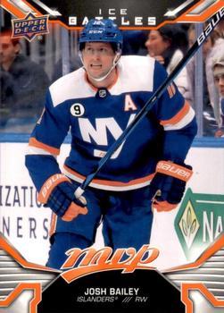 #179 Josh Bailey - New York Islanders - 2022-23 Upper Deck MVP - Ice Battles Hockey