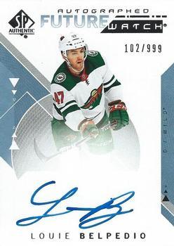 #179 Louie Belpedio - Minnesota Wild - 2018-19 SP Authentic Hockey