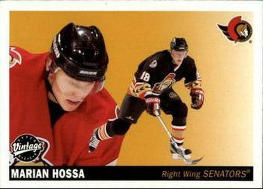 #179 Marian Hossa - Ottawa Senators - 2002-03 Upper Deck Vintage Hockey