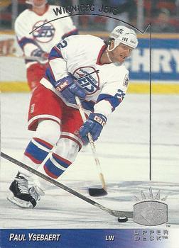 #179 Paul Ysebaert - Winnipeg Jets - 1993-94 Upper Deck - SP Hockey