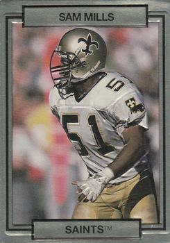 #179 Sam Mills - New Orleans Saints - 1990 Action Packed Football