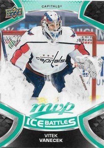 #179 Vitek Vanecek - Washington Capitals - 2021-22 Upper Deck MVP - Ice Battles Hockey