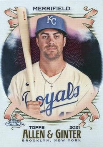 #179 Whit Merrifield - Kansas City Royals - 2021 Topps Allen & Ginter Chrome Baseball
