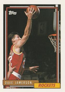 #179 Dave Jamerson - Houston Rockets - 1992-93 Topps Basketball