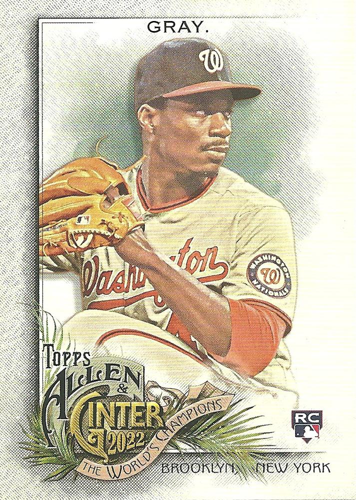 #179 Josiah Gray - Washington Nationals - 2022 Topps Allen & Ginter Baseball