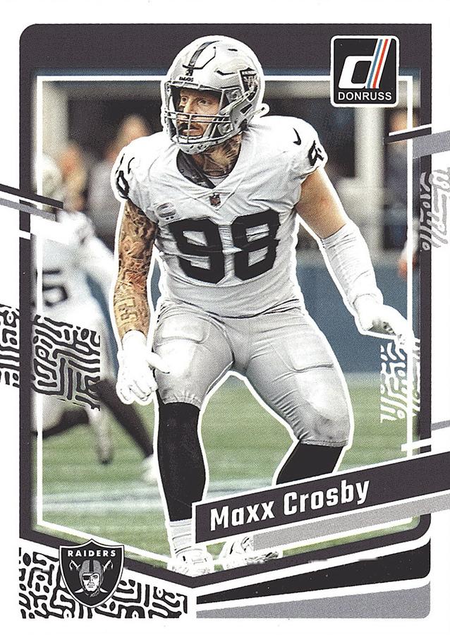 #179 Maxx Crosby - Las Vegas Raiders - 2023 Donruss Football