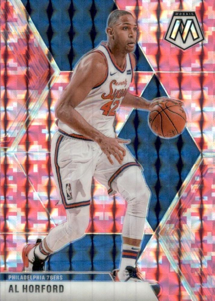 #179 Al Horford - Philadelphia 76ers - 2019-20 Panini Mosaic - Camo Pink Basketball