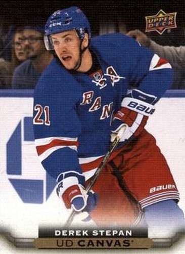 #C179 Derek Stepan - New York Rangers - 2015-16 Upper Deck - UD Canvas Hockey