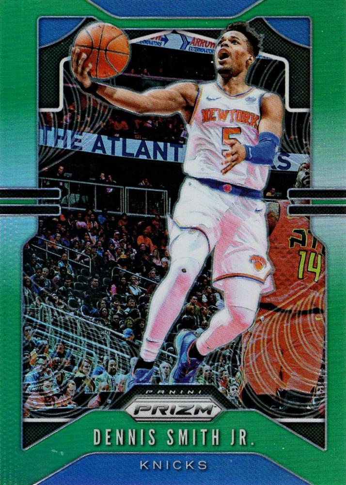 #179 Dennis Smith Jr. - New York Knicks - 2019-20 Panini Prizm - Prizms Green Basketball