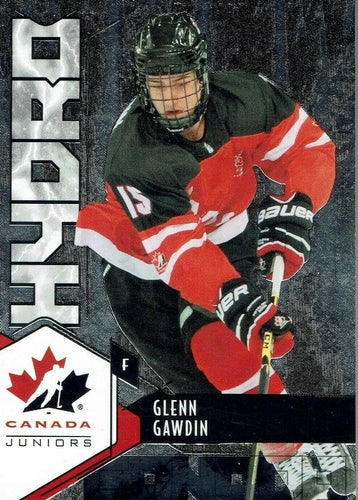 #H-17 Glenn Gawdin - Canada - 2015 Upper Deck Team Canada Juniors - Hydro Hockey