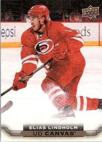 #C17 Elias Lindholm - Carolina Hurricanes - 2015-16 Upper Deck - UD Canvas Hockey