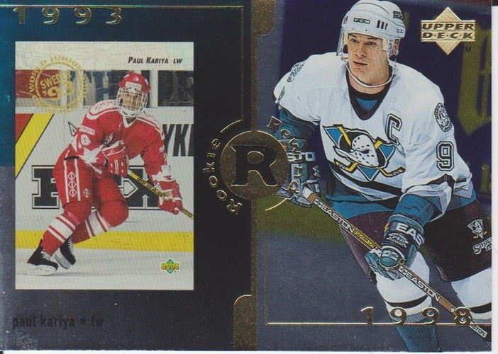 #17 Paul Kariya - Anaheim Mighty Ducks - 1998-99 Upper Deck Gold Reserve Hockey