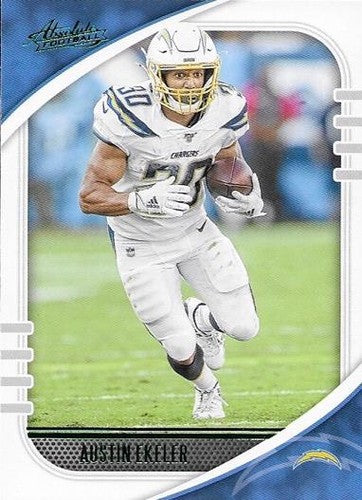 #17 Austin Ekeler - Los Angeles Chargers - 2020 Panini Absolute - Green Football