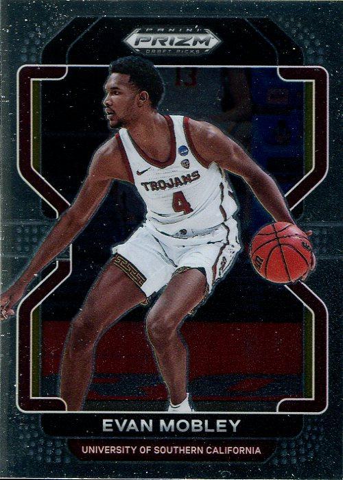#17 Evan Mobley - USC Trojans - 2022 Panini Prizm Draft Picks Basketball