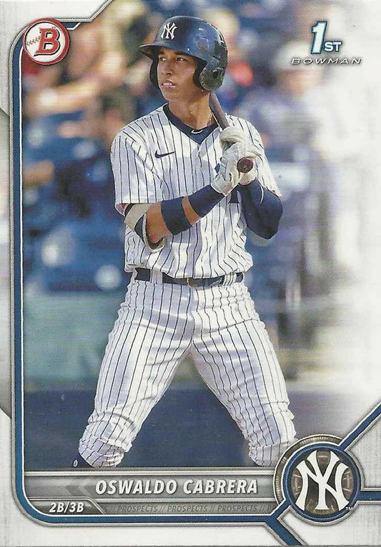#BP-17 Oswaldo Cabrera - New York Yankees - 2022 Bowman - Prospects Baseball