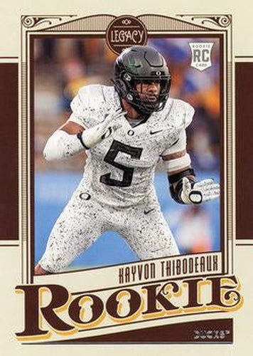 #17 Kayvon Thibodeaux - Oregon Ducks - 2022 Panini Chronicles Draft Picks - Legacy Rookies Football