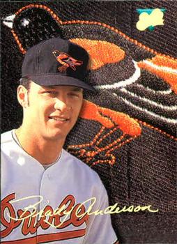 #17 Brady Anderson - Baltimore Orioles - 1993 Studio Baseball