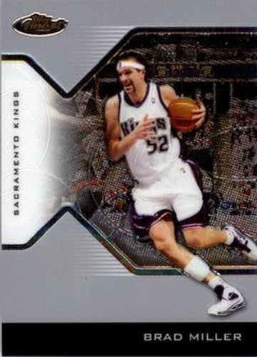 #17 Brad Miller - Sacramento Kings - 2004-05 Finest Basketball