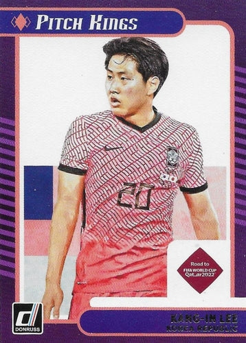 #17 Kang-in Lee - Korea Republic - 2021-22 Donruss - Pitch Kings Soccer