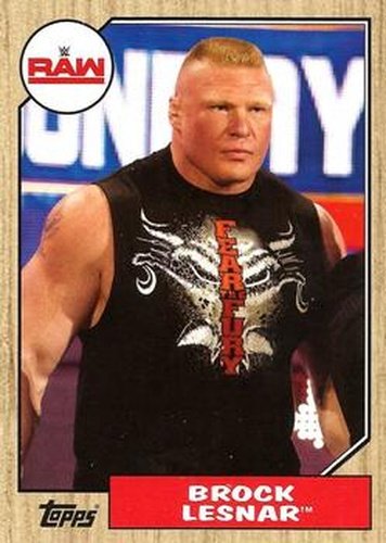 #17 Brock Lesnar - 2017 Topps WWE Heritage Wrestling