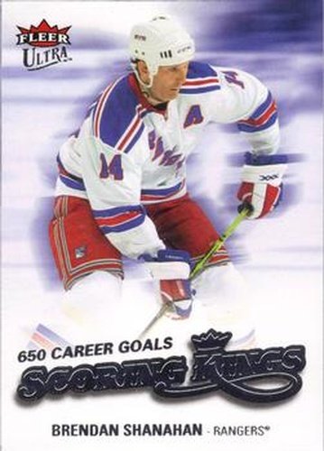 #SK17 Brendan Shanahan - New York Rangers - 2008-09 Ultra - Scoring Kings Hockey