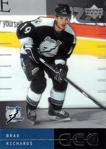 #77 Brad Richards - Tampa Bay Lightning - 2000-01 Upper Deck Ice Hockey