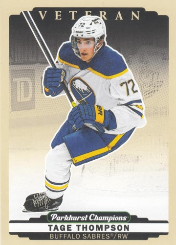 #17 Tage Thompson - Buffalo Sabres - 2022-23 Parkhurst Champions Hockey