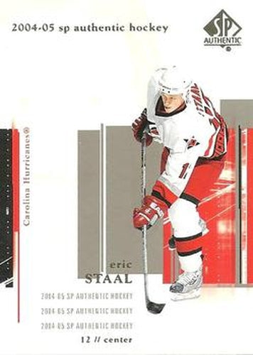 #17 Eric Staal - Carolina Hurricanes - 2004-05 SP Authentic Hockey