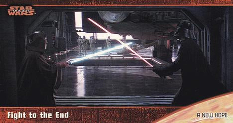 #17 Fight to the End - 1997 Topps Widevision Star Wars Trilogy