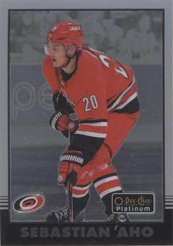 #R-17 Sebastian Aho - Carolina Hurricanes - 2020-21 O-Pee-Chee Platinum - Retro Hockey