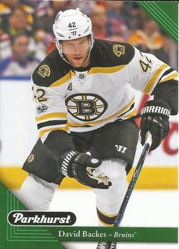 #17 David Backes - Boston Bruins - 2017-18 Parkhurst Hockey