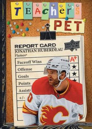 #TP-17 Jonathan Huberdeau - Calgary Flames - 2023-24 Upper Deck - Teacher's Pet Hockey