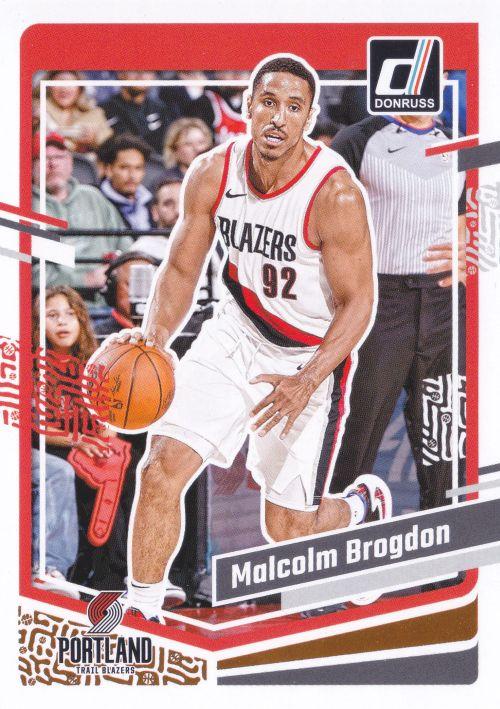 #17 Malcolm Brogdon - Portland Trail Blazers - 2023-24 Donruss Basketball