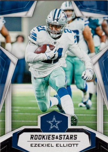 #17 Ezekiel Elliott - Dallas Cowboys - 2019 Panini Rookies & Stars Football