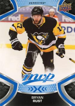 #17 Bryan Rust - Pittsburgh Penguins - 2021-22 Upper Deck MVP - Blue Hockey