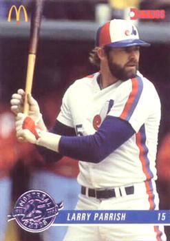 #17 Larry Parrish - Montreal Expos - 1993 Donruss McDonald's Montreal Expos 25th Anniversary Baseball