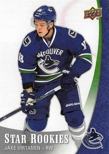 #17 Jake Virtanen - Vancouver Canucks - 2015-16 Upper Deck Star Rookies Hockey