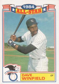 #17 Dave Winfield - New York Yankees - 1985 Topps - 1984 All-Star Game Baseball