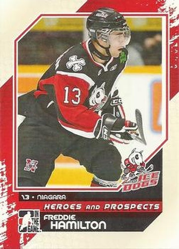 #17 Freddie Hamilton - Niagara IceDogs - 2010-11 In The Game Heroes and Prospects Hockey