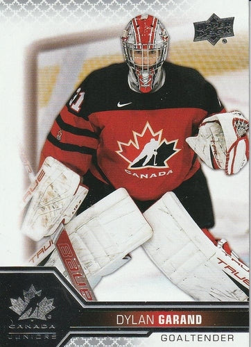 #17 Dylan Garand - Canada - 2022-23 Upper Deck Team Canada Juniors Hockey