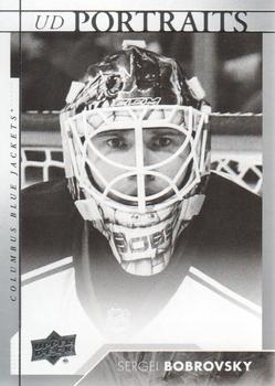 #P-17 Sergei Bobrovsky - Columbus Blue Jackets - 2017-18 Upper Deck - UD Portraits Hockey